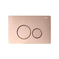 Кнопка смыва для унитаза Abber AC0121RG нержавеющая сталь, цвет розовое золото