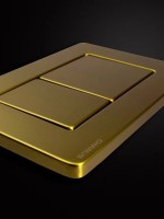 Кнопка смыва для унитаза CHARUS Robusto FP.310.BG.05 нержавеющая сталь