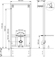 Система инсталляции для биде Berges Novum 049212