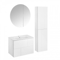 Тумба под раковину без столешницы Roca Luna 80 матовая белая