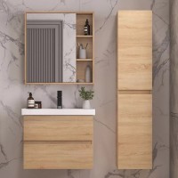 Мебель для ванной комнаты SanStar Тоскана 70 дуб сонома светлый, раковина Dreja Grace 70