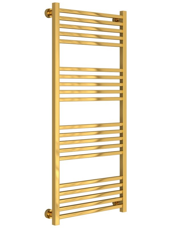 Полотенцесушитель водяной Сунержа Модус Pro 03-0450-1250 120x55 см, глянцевое золото, лесенка