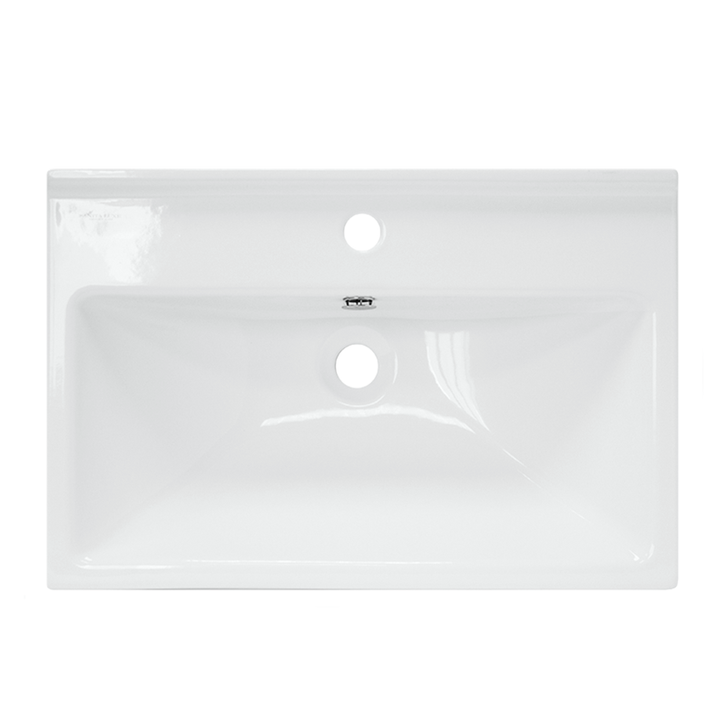 Тумба с раковиной SanStar Diva 60 подвесная, графит софт, дуб вотан, раковина Fest 60