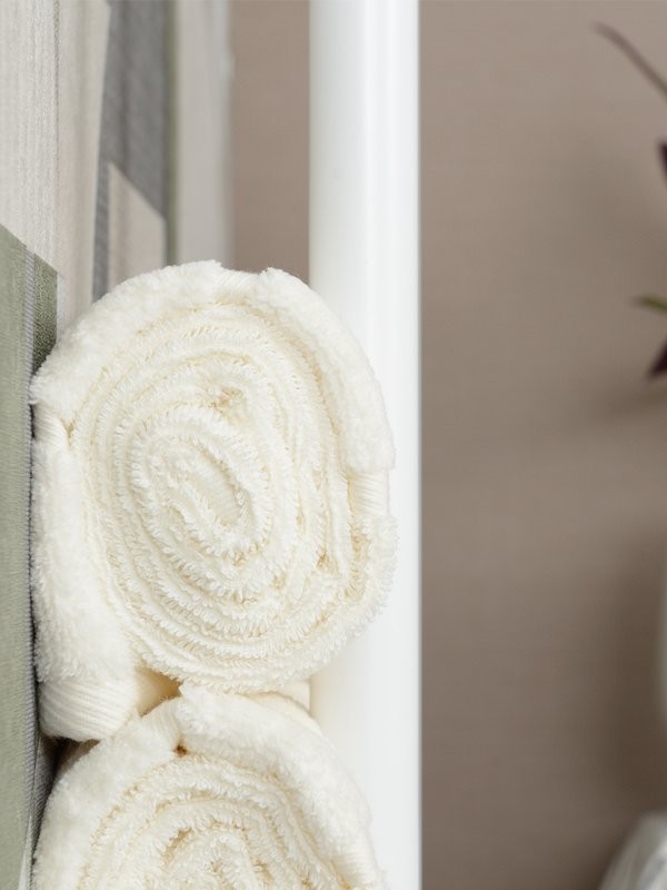 Полотенцесушитель электрический Сунержа Локон 30-0887-1612 160x10 см, подключение справа, скрытое подключение справа, матовый белый, I-образный