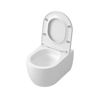 Унитаз подвесной Grossman GR-4415SQ с микролифтом, белый глянец