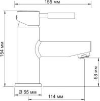 Смеситель для раковины Wasserkraft Main 4103 Смеситель для раковины Wasserkraft Main 4103