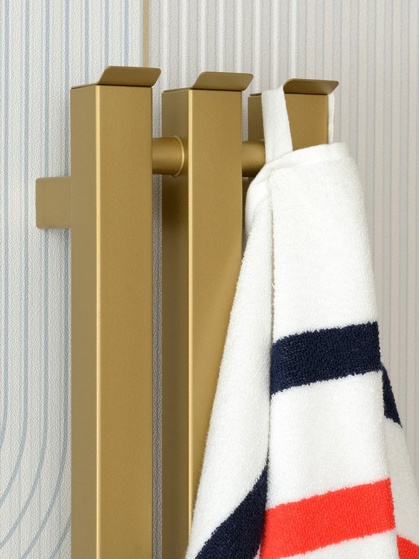 Полотенцесушитель электрический Сунержа Вердикт 4.0 32-0851-1210 120x15 см, подключение справа, скрытое подключение справа, золотой шелк, I-образный