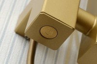 Полотенцесушитель электрический Сунержа Вердикт 4.0 32-0851-1210 120x15 см, подключение справа, скрытое подключение справа, золотой шелк, I-образный