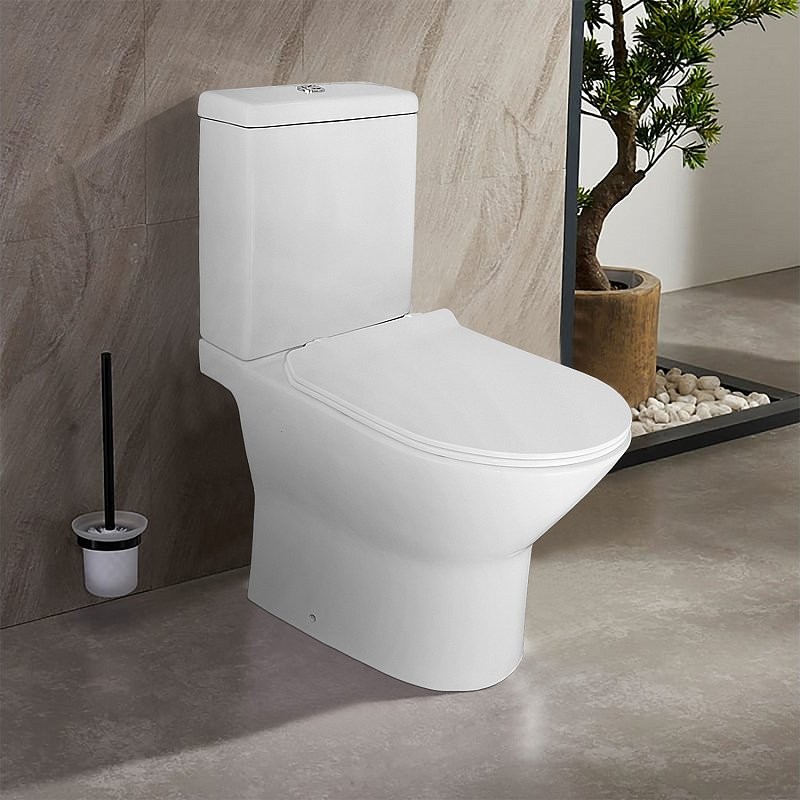 Унитаз-компакт напольный AZARIO Mons AZ-76004 глянцевый белый