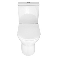 Унитаз-компакт напольный AZARIO Mons AZ-76004 глянцевый белый