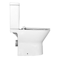 Унитаз-компакт напольный AZARIO Mons AZ-76004 глянцевый белый