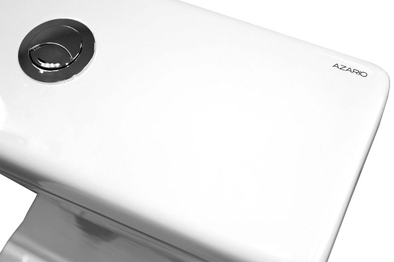 Унитаз-компакт напольный AZARIO Mons AZ-76004 глянцевый белый