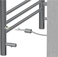 Полотенцесушитель электрический AQUATEK Поларис П7 50x70 хром