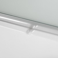 Душевая кабина DTO K401S 100х100, LED, профиль хром, стекло прозрачное