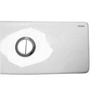 Унитаз-моноблок напольный AZARIO Vally AZ-80687 безободковый, с микролифтом, глянцевый белый