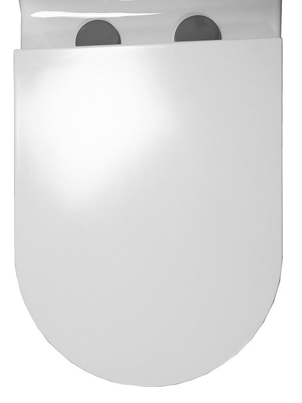 Унитаз-моноблок напольный AZARIO Vally AZ-80687 безободковый, с микролифтом, глянцевый белый