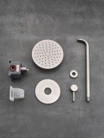 Душевой комплект РМС Sus129 SUS129-1 С ВНУТРЕННЕЙ ЧАСТЬЮ, для душа, нержавеющая сталь
