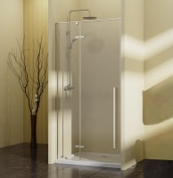 Душевая дверь в нишу Vincea Slim-N VDPH-5SN900CL 90 см, профиль хром, стекло прозрачное
