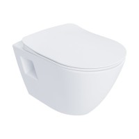 Унитаз подвесной Ravak Endo RimOFF безободковый, сиденье с микролифтом, белый