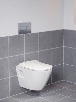 Унитаз подвесной Ravak Endo RimOFF безободковый, сиденье с микролифтом, белый