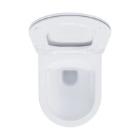 Унитаз подвесной Ravak Endo RimOFF безободковый, сиденье с микролифтом, белый