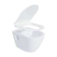 Унитаз подвесной Ravak Endo RimOFF безободковый, сиденье с микролифтом, белый