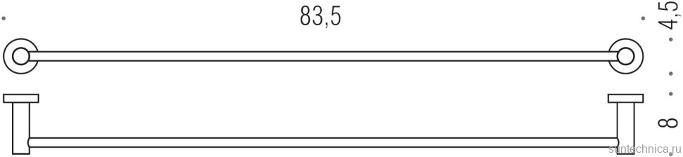 Полотенцедержатель Colombo Design Plus W4912.NM