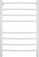 Полотенцесушитель водяной Comfysan Noumi W-8 80х50 80x55 см, матовый белый, лесенка