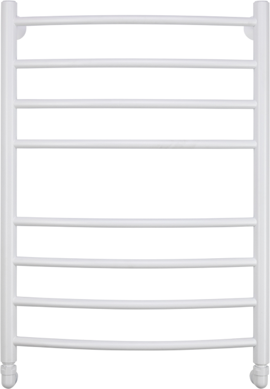 Полотенцесушитель водяной Comfysan Noumi W-8 80х50 80x55 см, матовый белый, лесенка