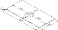 Тумба с раковиной AQUATON Либерти 90 со столешницей белый глянец, раковина Mila 35