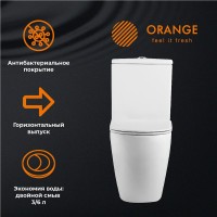 Унитаз-компакт напольный Orange C05 C05-000W с микролифтом
