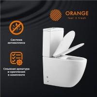 Унитаз-компакт напольный Orange C05 C05-000W с микролифтом