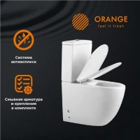 Унитаз-компакт напольный Orange C05 C05-000W с микролифтом Унитаз-компакт напольный Orange C05 C05-000W с микролифтом