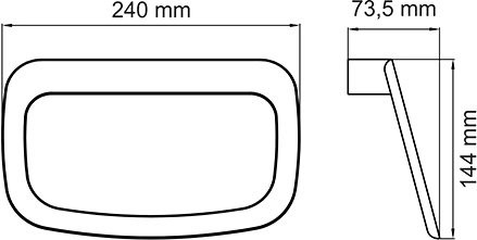 Полотенцедержатель Wasserkraft Aisch K-5960