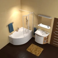 Термостатический смеситель Ravak Termo 100 TE 022.00/150 для ванны с душем