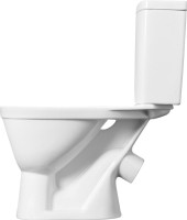 Унитаз-компакт напольный Santek Уно 1WH501613 с микролифтом, косой выпуск