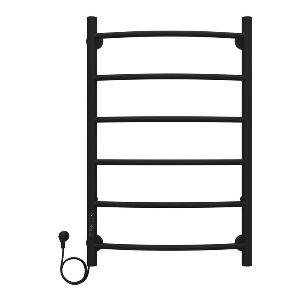 Полотенцесушитель электрический Azario VERONA 500/800 черный (AZ04758B)
