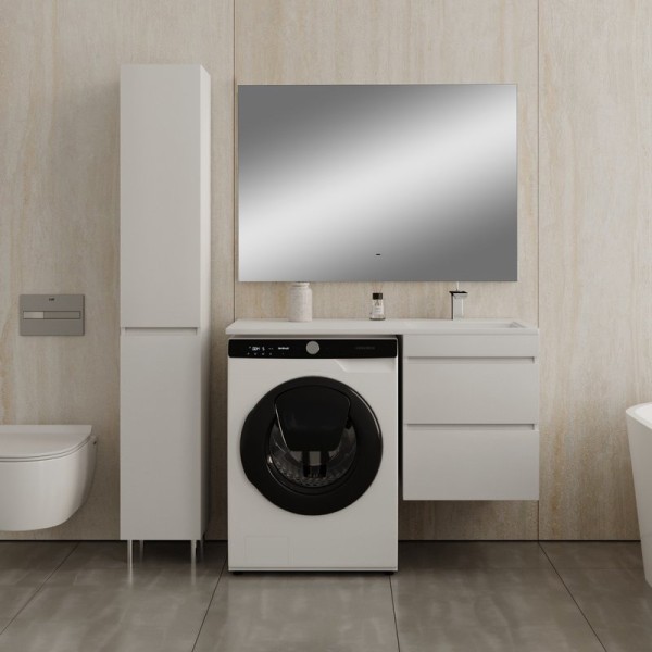 Мебель для ванной комнаты Style Line Даллас 110 R Люкс Plus подвесная, зеркало DIWO Элиста