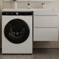 Мебель для ванной комнаты Style Line Даллас 110 R Люкс Plus подвесная, зеркало DIWO Элиста
