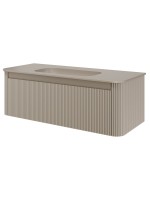 Тумба под раковину без столешницы Armadi Art Voi 120 подвесная, рифленая, daphne