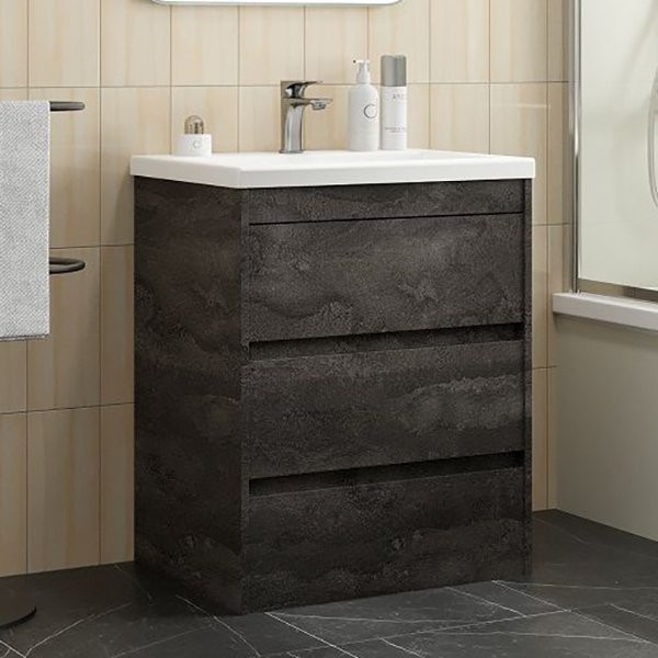 Тумба под раковину Art&Max Family-M 60 напольная, iron stone