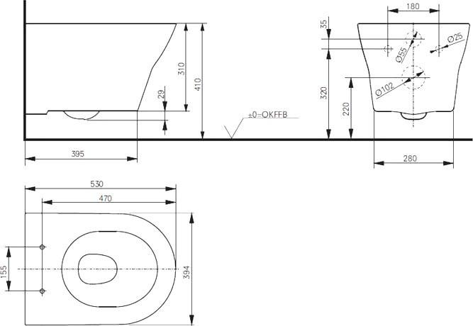 Умный унитаз подвесной Toto MH крышка TCF4732G#NW1