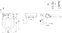 Умный унитаз подвесной Toto MH крышка TCF4732G#NW1