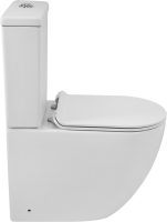 Унитаз-компакт напольный BelBagno Amanda BB051CPR безободковый, крышка BB901SC с микролифтом, бачок BB051T