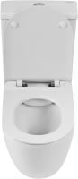 Унитаз-компакт напольный BelBagno Amanda BB051CPR безободковый, крышка BB901SC с микролифтом, бачок BB051T