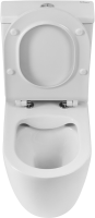 Унитаз-компакт напольный BelBagno Amanda BB051CPR безободковый, крышка BB901SC с микролифтом, бачок BB051T