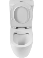 Унитаз-компакт напольный BelBagno Amanda BB051CPR безободковый, крышка BB901SC с микролифтом, бачок BB051T