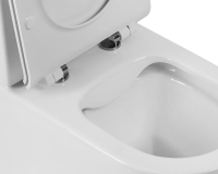 Унитаз-компакт напольный BelBagno Amanda BB051CPR безободковый, крышка BB901SC с микролифтом, бачок BB051T
