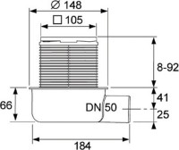 Душевой трап TECE Drainpoint S TECEdrainpoint S 50