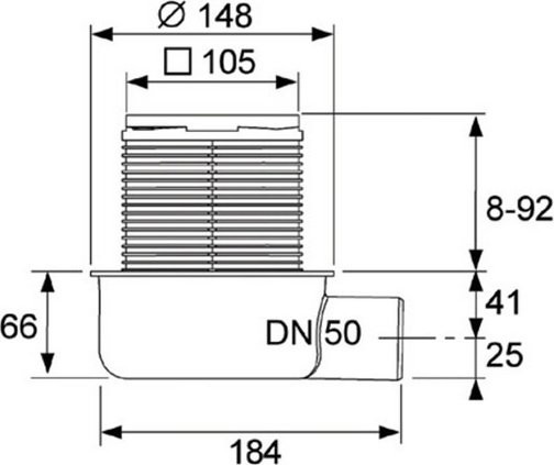 Душевой трап TECE Drainpoint S TECEdrainpoint S 50